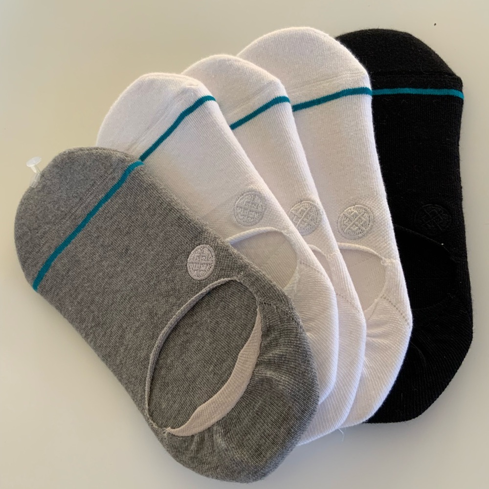 (5) Stance Solids No Show Basic Socks - image 1